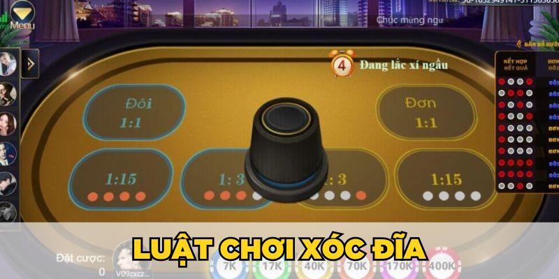 Luật chơi xóc đĩa đơn giản